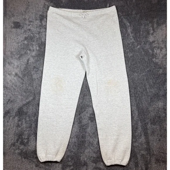 Vintage Russell Athletic Sweatpants XL Gray Made in USA Joggers Fleece Pants