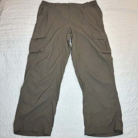 Columbia Titanium cargo pants Sz XL packable hiking zip pockets performance gorp