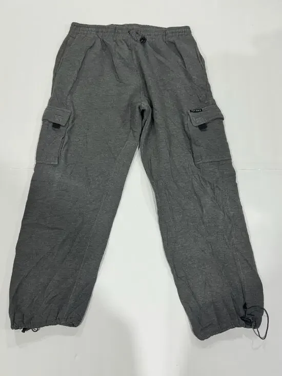 Y2K Vibes Jogging Pants Thick Gray Size XL 100% Acrylic