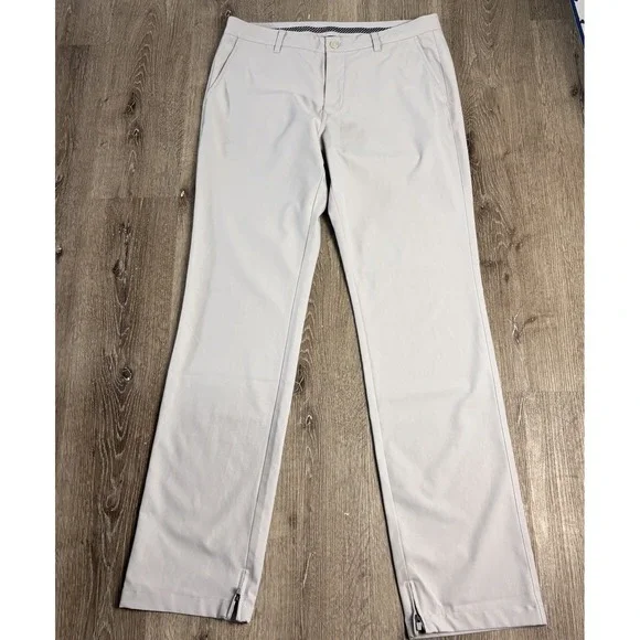 Bonobos Golf Performance Link Straight Fit Pants Mens 35x36 Grey 9001763
