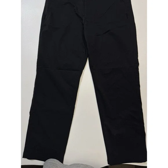 Eddie Bauer Mens Fleece Lined‎ Tech Pants 34x32 Black Outdoor Hiking