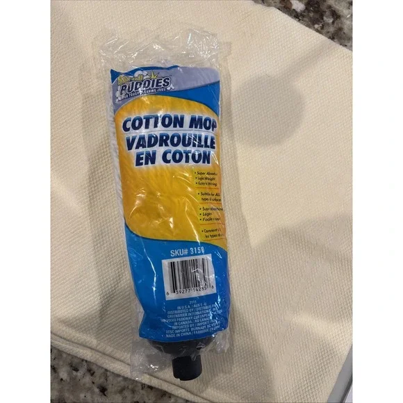 Scrub Buddies Cotton‎ Mop Head Replacement Mop Head 3717