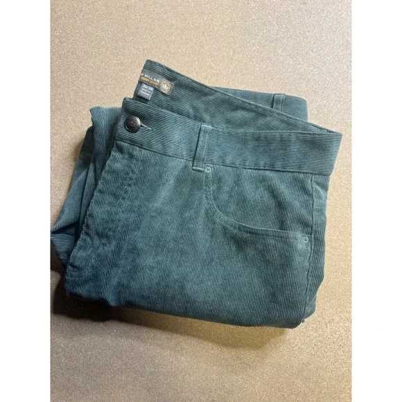 Peter Millar Crown Sport Mens‎ 36x30 Corduroy Pants Dark Green 5-Pocket Trousers