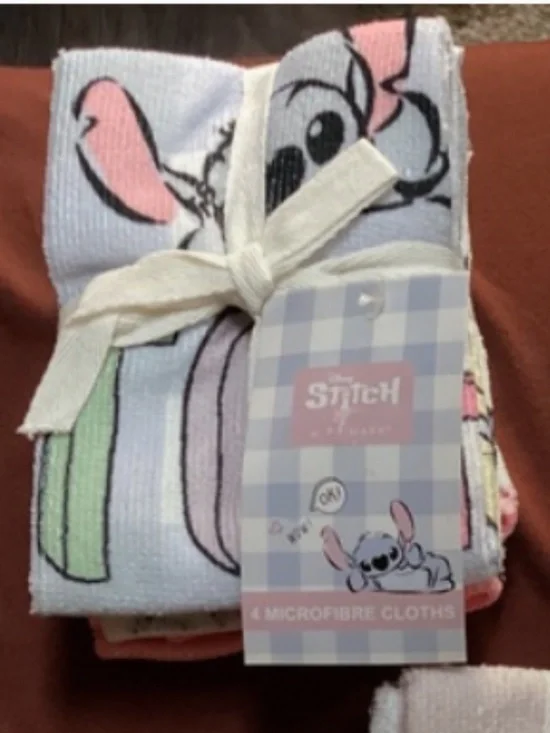 Disney Microfiber Cloths New with Tag 4 cloths per pack Total = 8 cloths