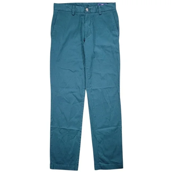 Vineyard Vines Chino Pants Men 28x32 Green Cotton Business Casual Preppy Classic