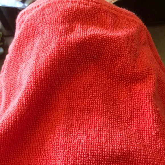 Bright Coral  wash cloth