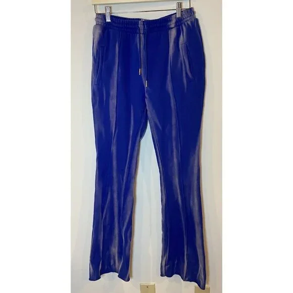 mnml Sweatpants Flare Bootcut Purple Bleach Size Small S