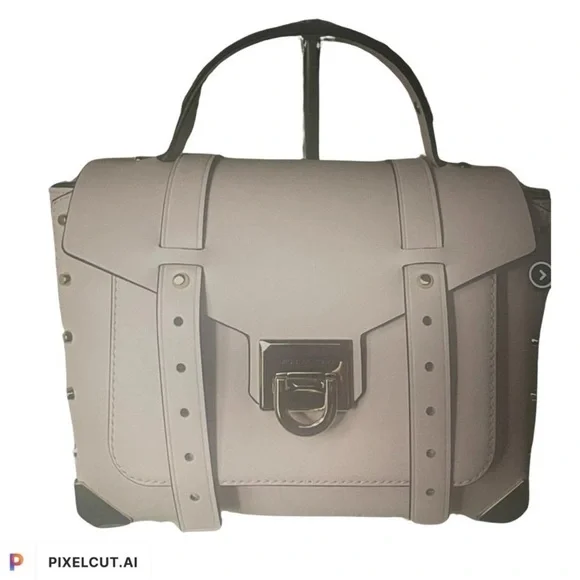 Michael Kors Manhattan Medium Leather Satchel