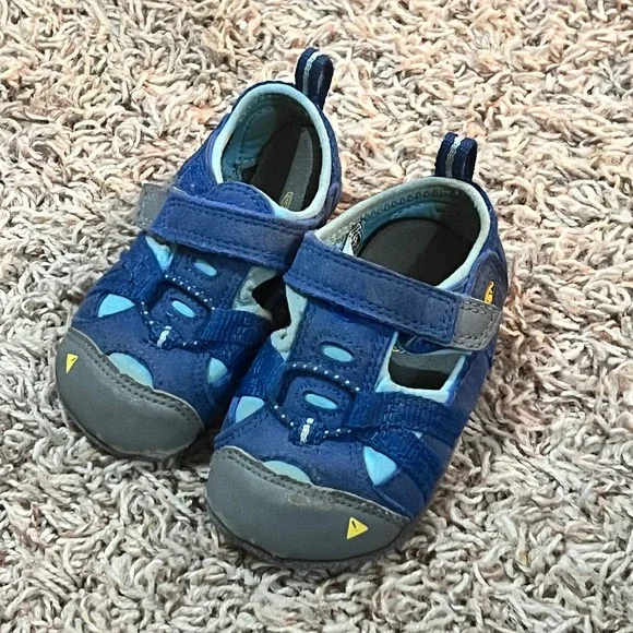 Keen Toddler Infant‎ Blue Suede Shoes Size 18 months