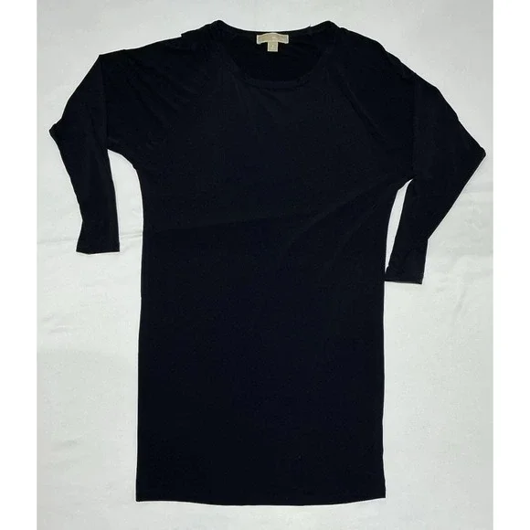 Michael Kors Mini Dress Womens Small Blue Stretch Round Neck
