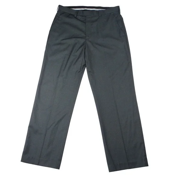 Easy Portfolio‎ Classic Fit Men's Charcoal Gray Dress Pants 33x30 Wool Blend