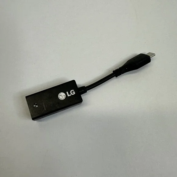 LG USB-C to Ethernet RJ45 Adapter Black ATD5KF‎ D17-0057001 Network Dongle