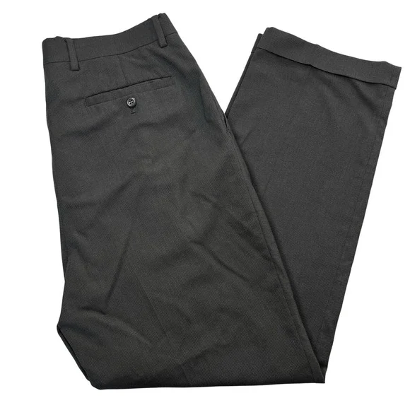 Louis Raphael Mens Grey Dress Slacks Pants, Louis Raphael Mens Business 599