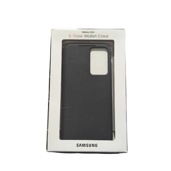 B7. Samsung S-View Wallet Case Galaxy S24+ - In Black