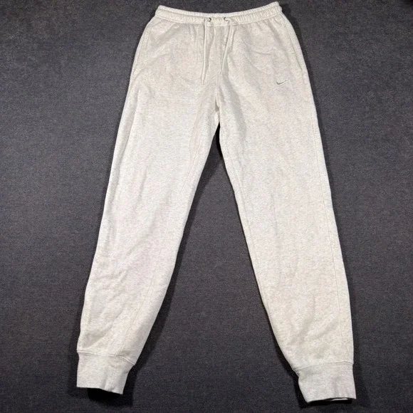 Nike Sweatpants Mens S Grey Heather Club Fleece Joggers Athletic Stretch Gym