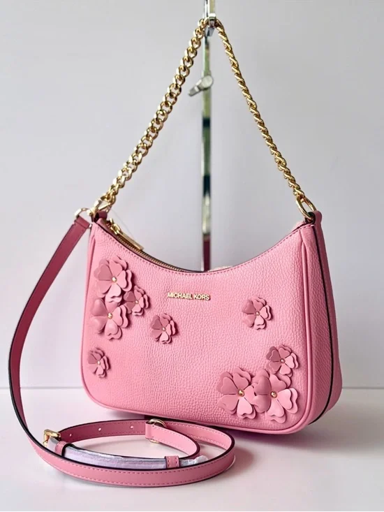Michael Kors Jet Set Travel Embellished Convertible Crossbody Shoulder Bag