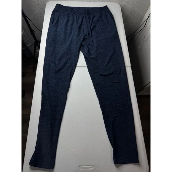 Outdoor Voices CloudKnit Sweatpants Mens Large Navy Blue Heathered Joggers