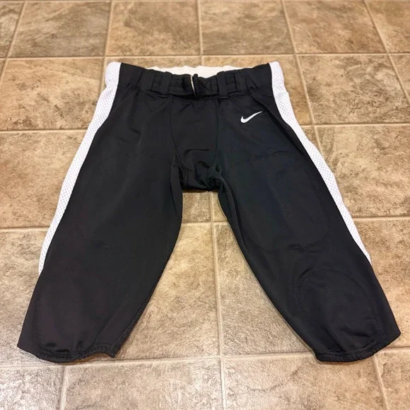 Nike Mens Team Engineered Football Pants Black White‎ DV3978-012 Size L NEW