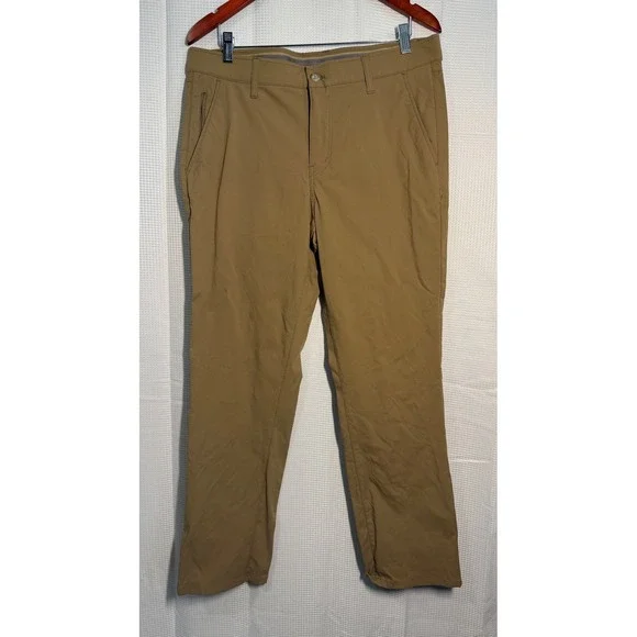 Weatherproof Vintage Men's 34x30 Stretch Performance Hiking Outdoor Pants Khaki