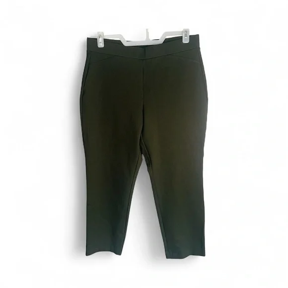 Michael Kors Olive Oil Skinny Pull-on Pants
