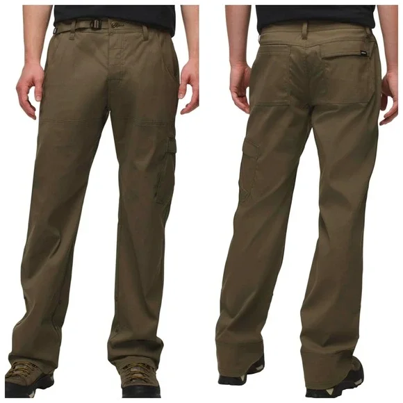 prAna Stretch Zion Pant II Men's 32x30 Slate Green Hiking Cargo Pants NWT gorp