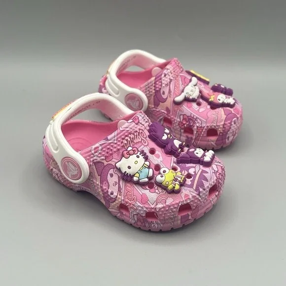 Crocs‎ x Sanrio Hello Kitty and Friends Pink Clogs - Toddler Baby Size 4