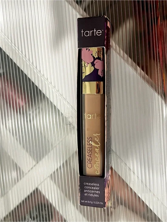 Tarte Creaseless Concealer New in Box Full Size 34H medium honey