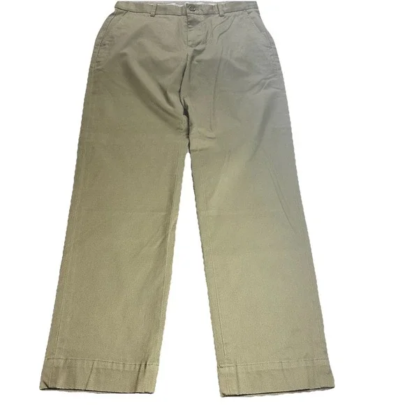 Brooks Brothers‎ Khaki Dress Pants Olive Green Size 3432