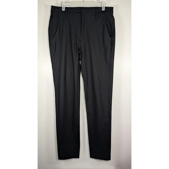 Fabletics The Only Pant Mens 32x34 Black Performance Golf Chino PT2459436-0001