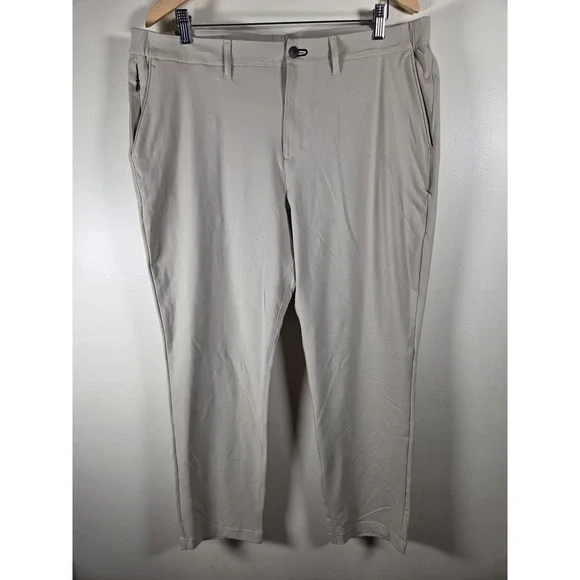Public Rec Dealmaker Pants Mens 36x30 Khaki Beige Stretch Tapered Chino