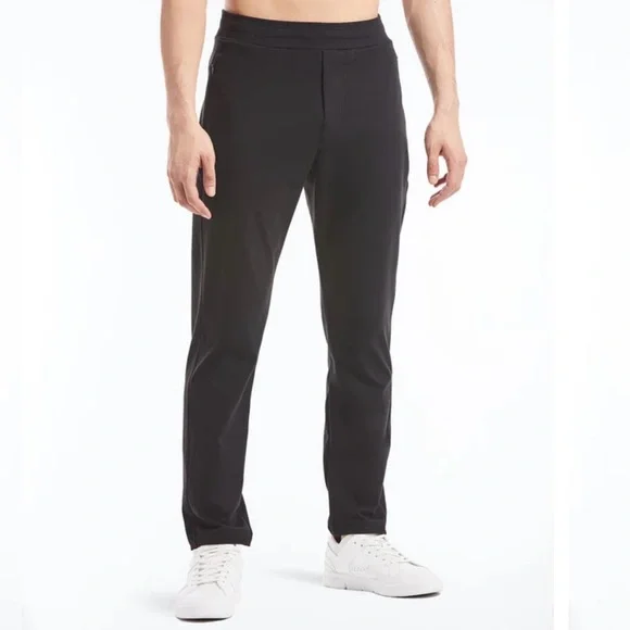 Public Rec GAMECHANGER REC PANT Men’s Black Sweatpants Dress Pants 34 x 30