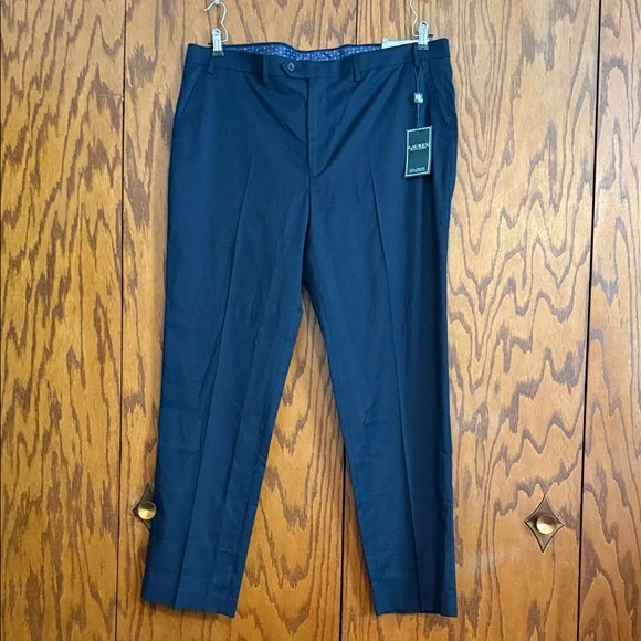 Lauren Ralph Lauren Men's Navy Dark Blue Dress Pants 40x32 total comfort