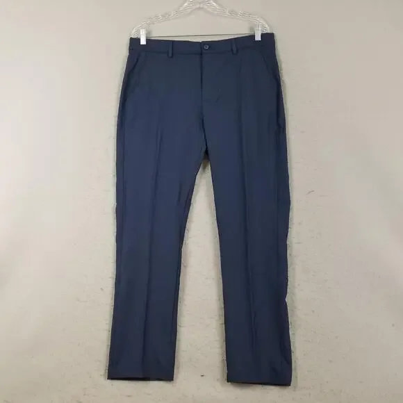 Greg Norman Pants Mens 34x30 Blue Classic Fit‎ Performance PlayDry Golf Stretch