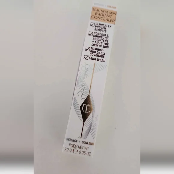 Charlotte Tilbury Beautiful Skin Radiant Concealer 10 Tan Dore' new