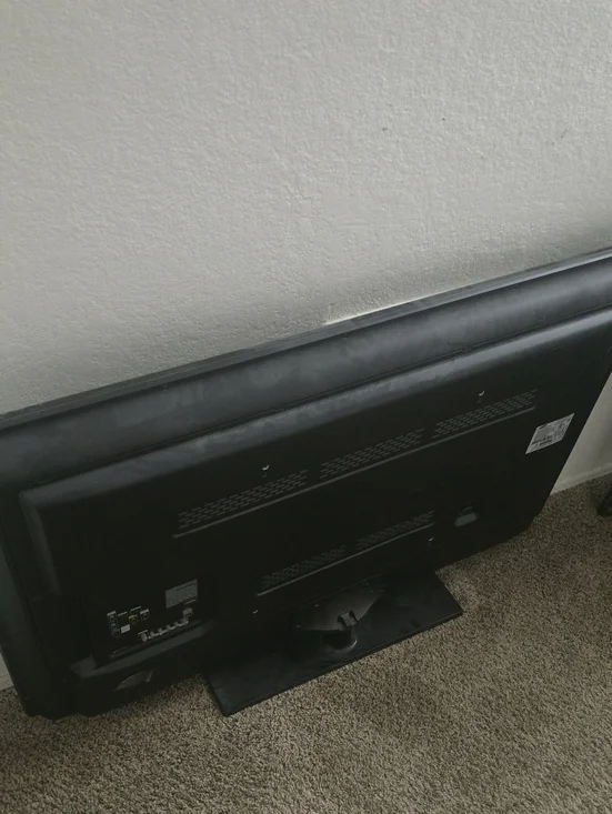 Samsung Black TV Rear Label Plate