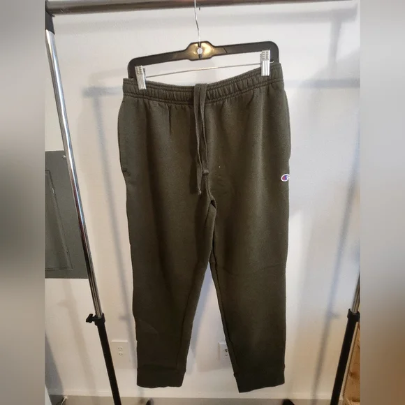 Champion Men's Dark Green Joggers