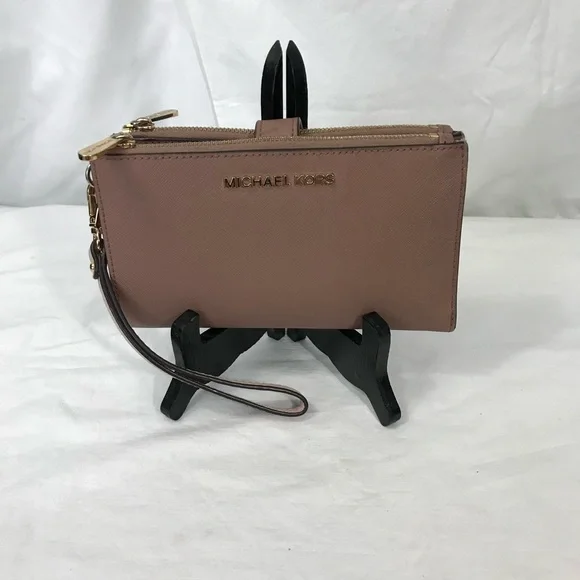 Michael Kors Women's Tan Wristlet