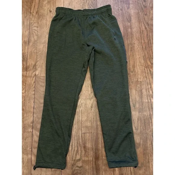 AND1‎ Sweatpants Men's M Green Athletic Basketball Cinch Cord