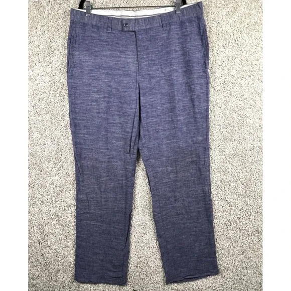 Paulo solari Mens Pants Blue Size 38x34