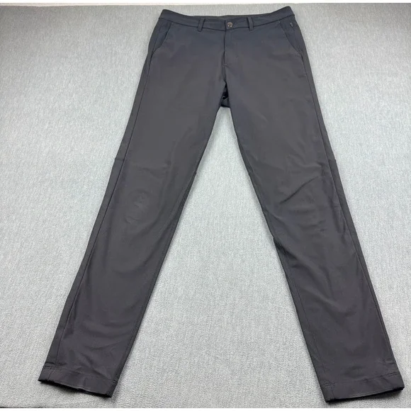 Lululemon Pants Mens‎ 32 Gray Commission Warpstreme Slim Stretch Classic M5524T