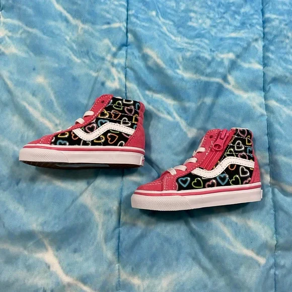 Vans toddler Pink Hearts