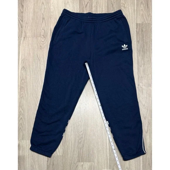 Adidas Originals Auth Sweatpants Navy Blue White DH3858 Mens XL NWT Joggers