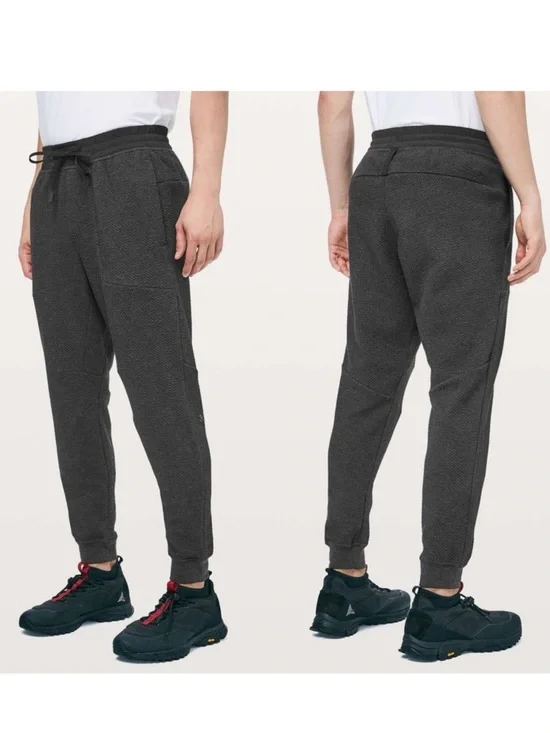 Lululemon At Ease Jogger Heathered Black