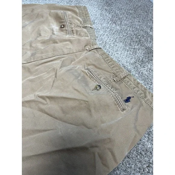 Polo Ralph Lauren Men's Chino Shorts Relaxed Fit Size‎ 42 Cotton Tan/Khaki/Beige