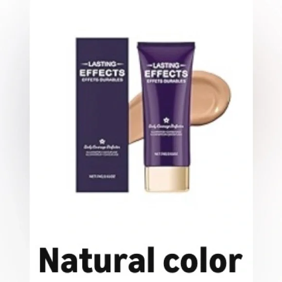 NEW 2-in-1 Body Camouflage & Illuminator Coverage Perfector Brush Natural color