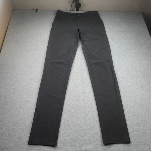 Lululemon Pant Mens 31 Obsidian Slim Fit Commission Trouser Warpstreme