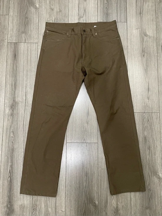 Filson Men's Dry‎ Tin Cloth 5-pocket Pants, Marsh Olive Size 34