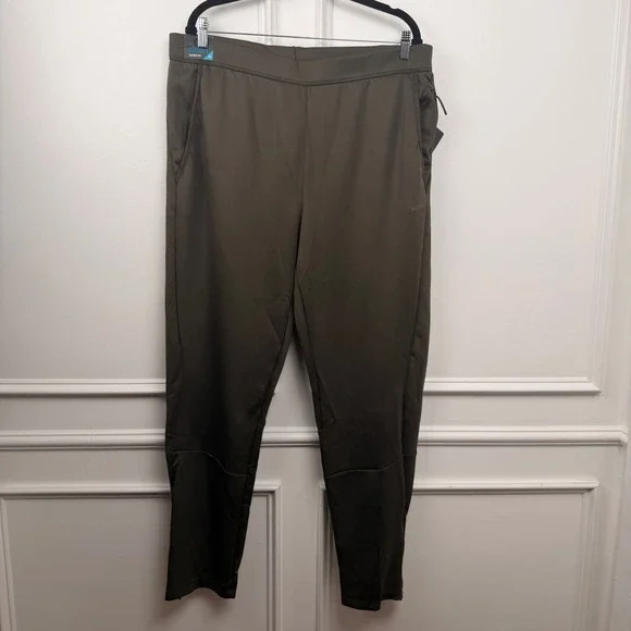 Skora‎ Prime Pant Mens XL Olive Green Taper Fit Qwick-Dry Running Joggers New
