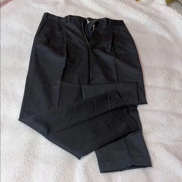Black Formal Dress Pants with Tailored Fit