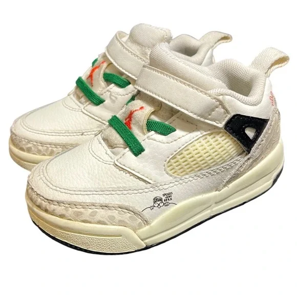 Jordan Spizike Low Toddler 7C Sail Pine Green HQ1672-183 Spike Lee‎ Sneakers